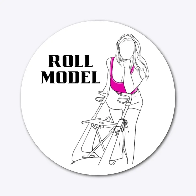 Roll Model Sticker